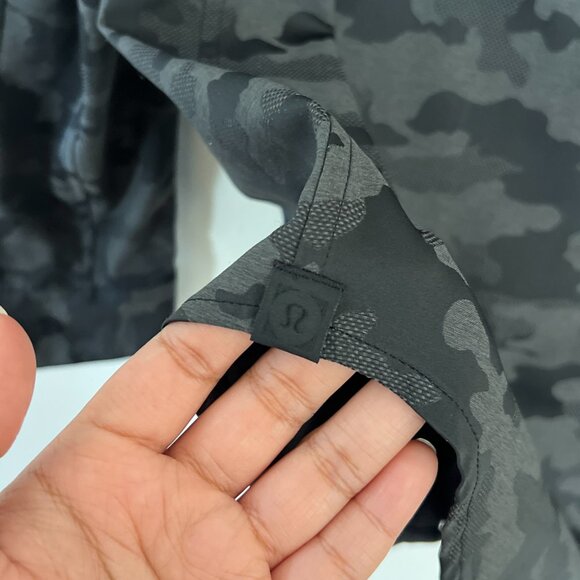 lululemon athletica Gray Camo Button Down Shirt - Picture 6 of 7